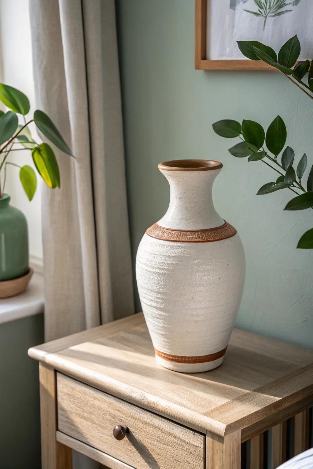 Two neutrals + one accent—your college apartment instantly looks curated, not cluttered.