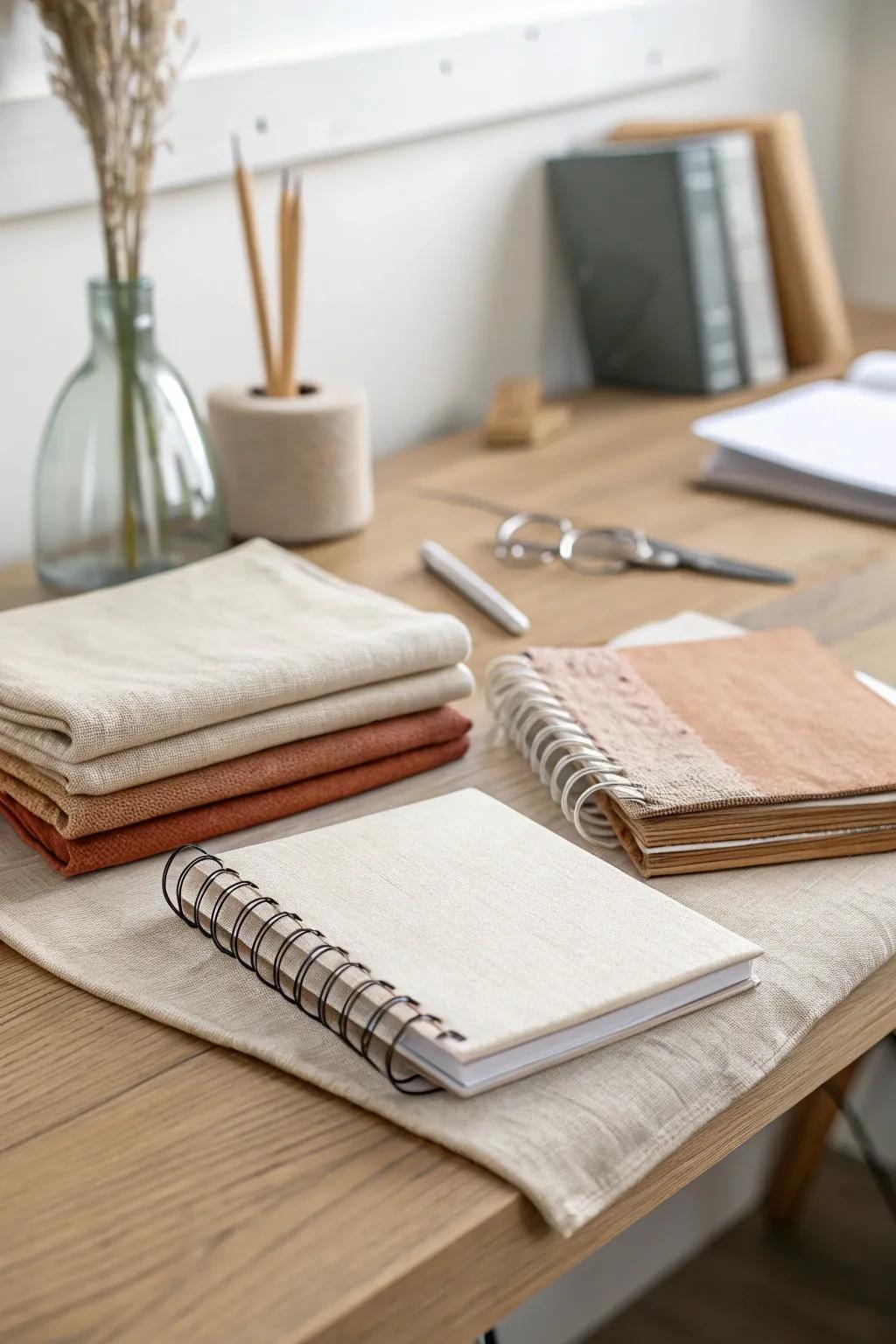 Two calm neutrals + one accent color keeps your dorm decor instantly cohesive and serene.