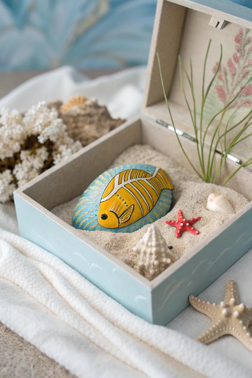 Dive into simplicity with a touch of marine magic.