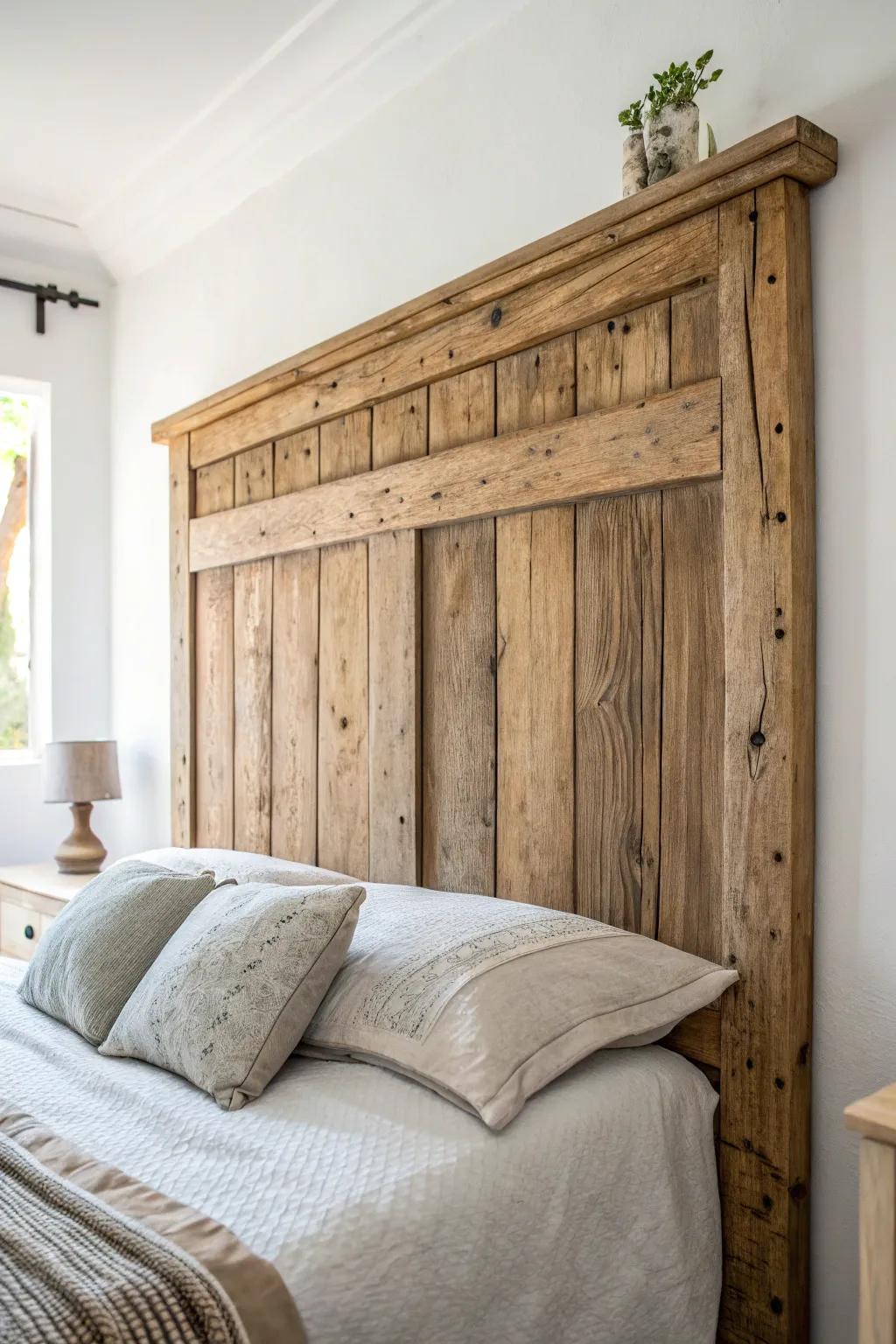 Transform your space with the timeless beauty of reclaimed wood. 🌿✨