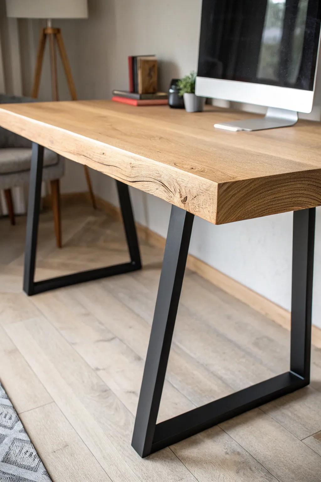 Embrace simplicity with this minimalist desk base - where form meets function in perfect harmony.
