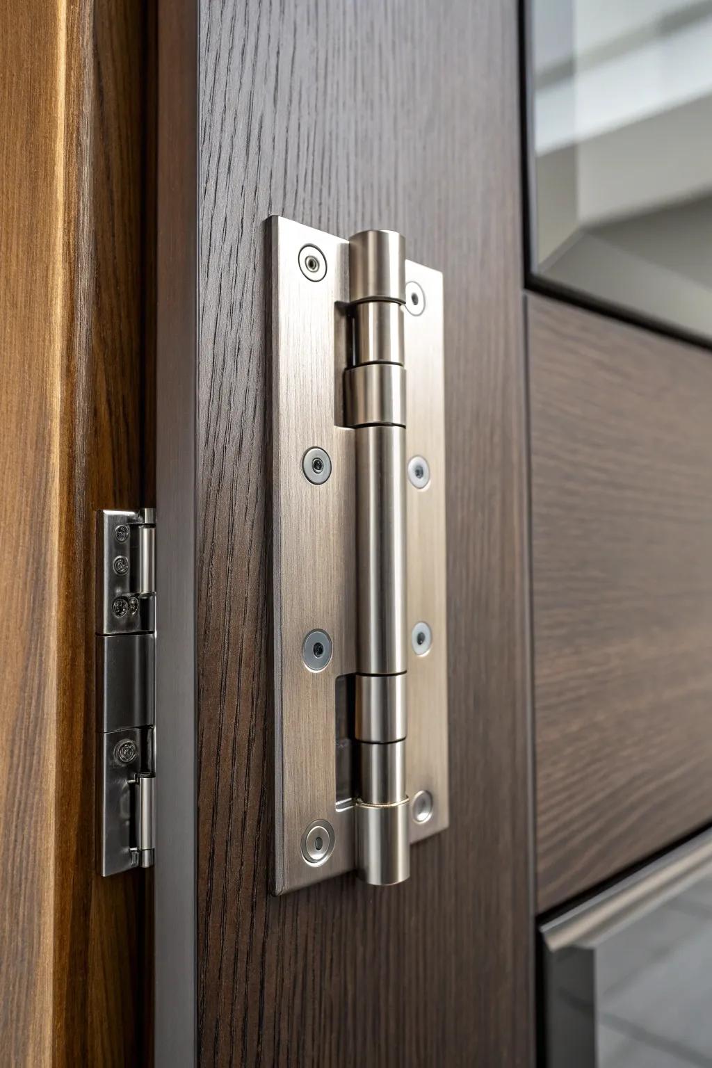 Discover the elegance of modern design with concealed hinges that blend seamlessly into your home.
