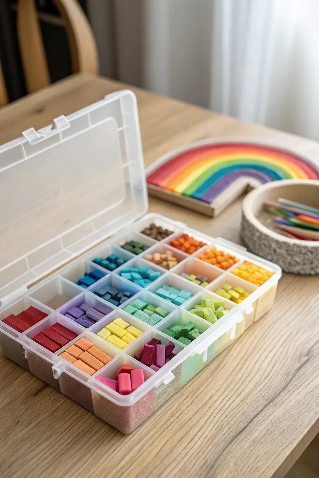 Organize your creativity with a spectrum of colors at your fingertips!