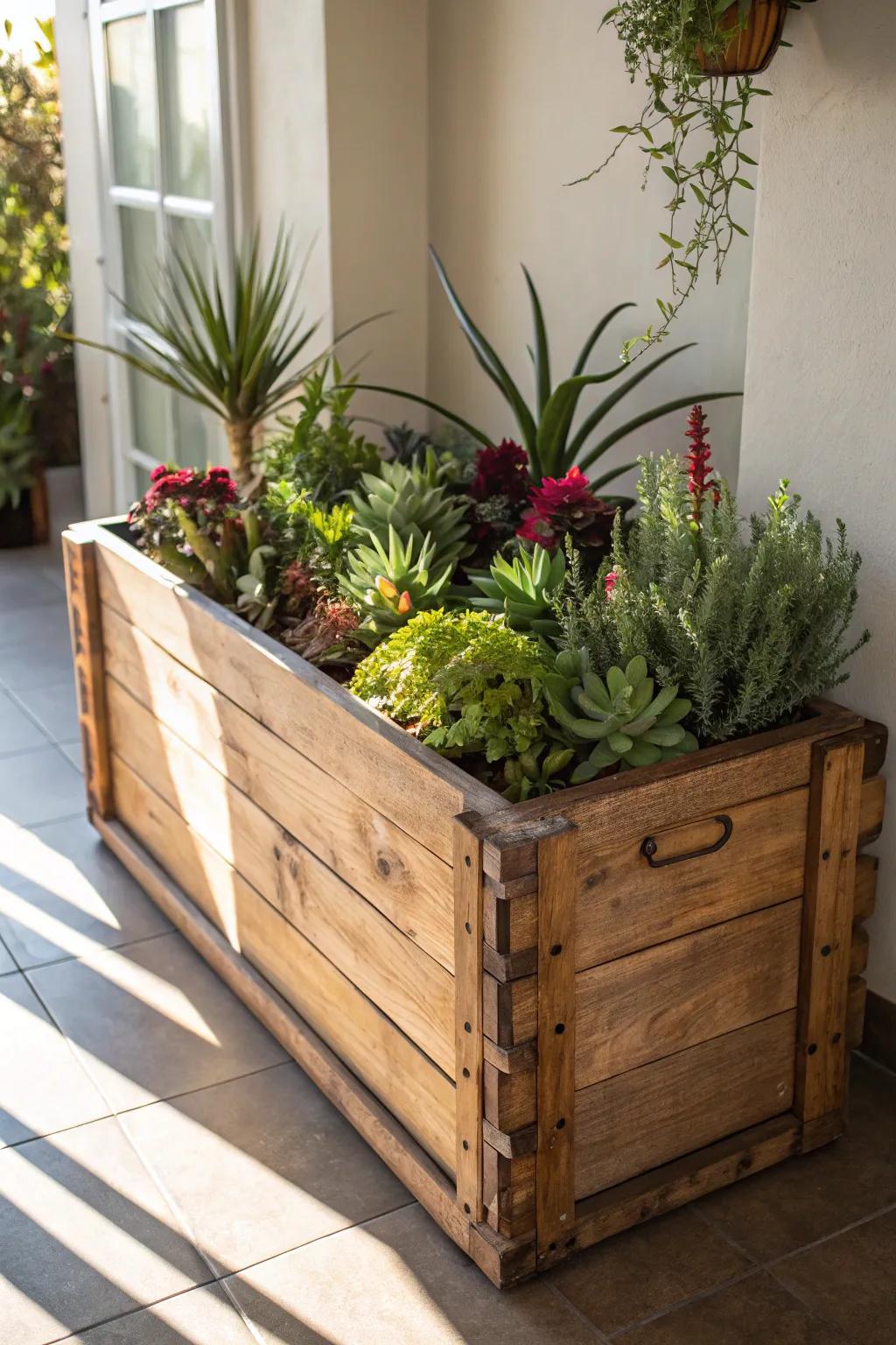 Transform your space with elegant, handcrafted wooden crate storage.