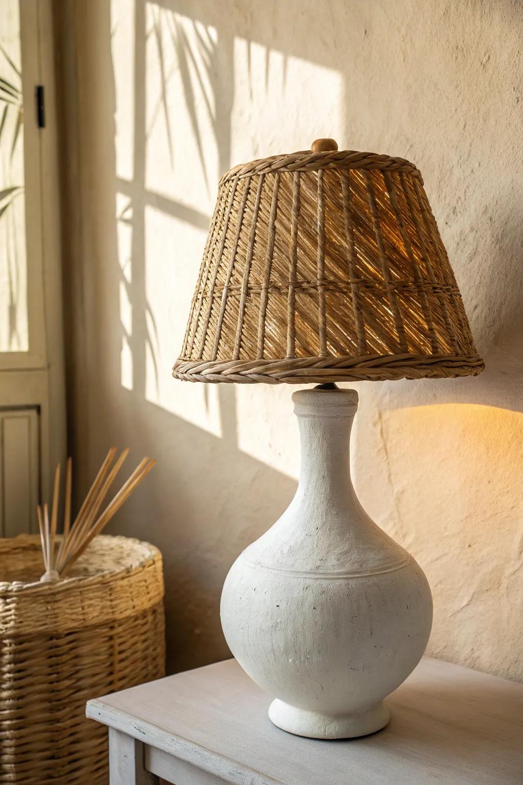 Warm whites + soft beiges: one neutral statement piece makes a small apartment feel airy.