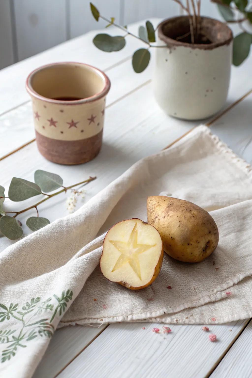 Rediscover the joy of creativity with classic potato stamps – simple, fun, and beautifully minimalist!