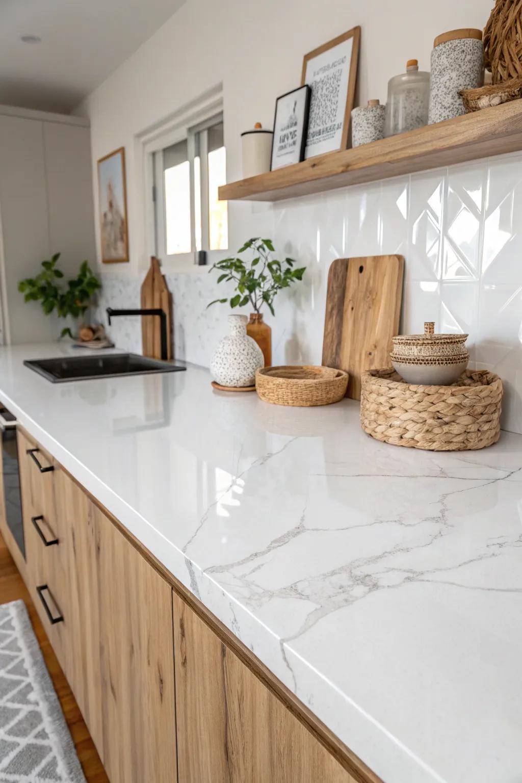 Elevate your space with the stunning simplicity of epoxy elegance.