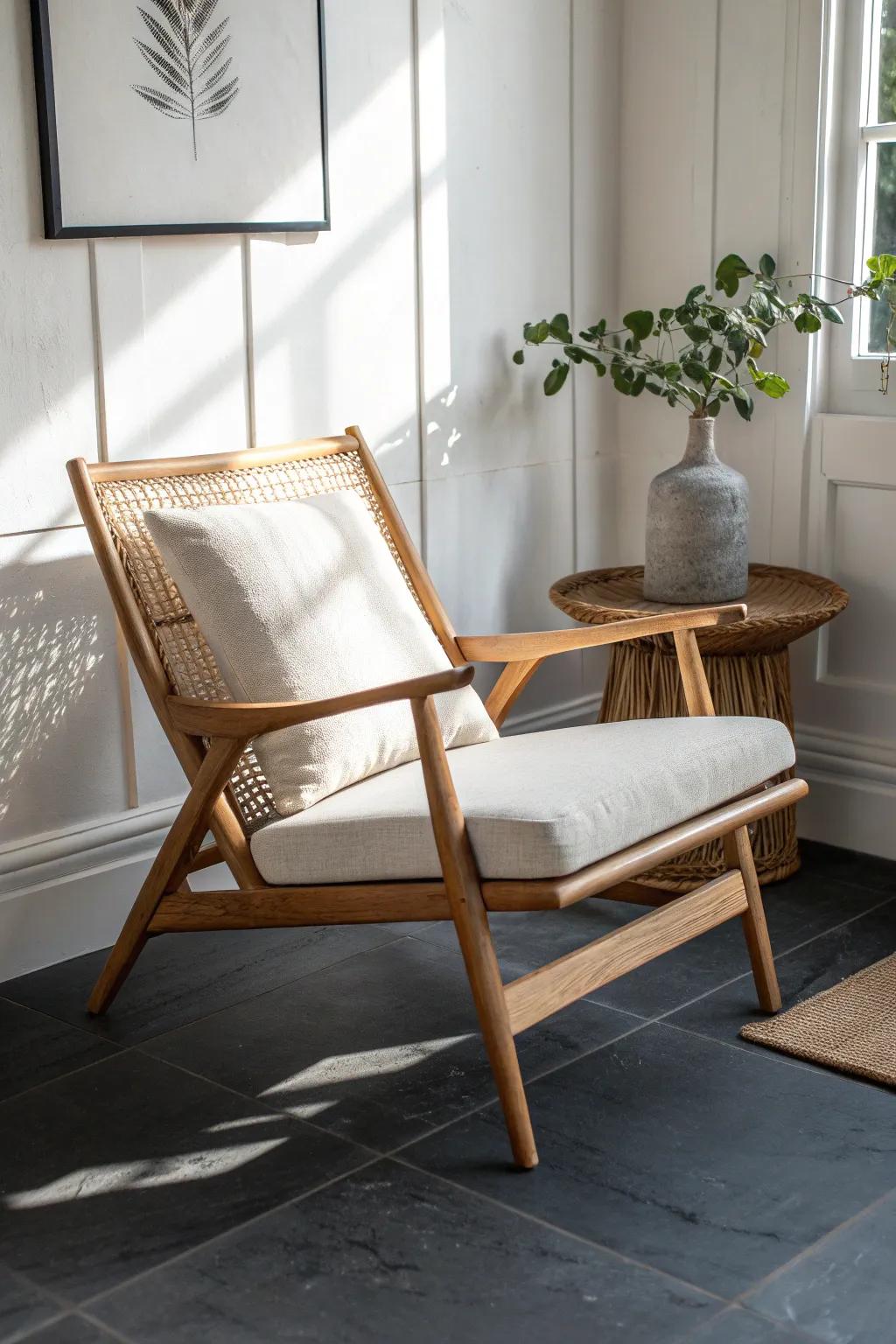 Pick one clear purpose—let one statement chair define your small den and keep it calm.