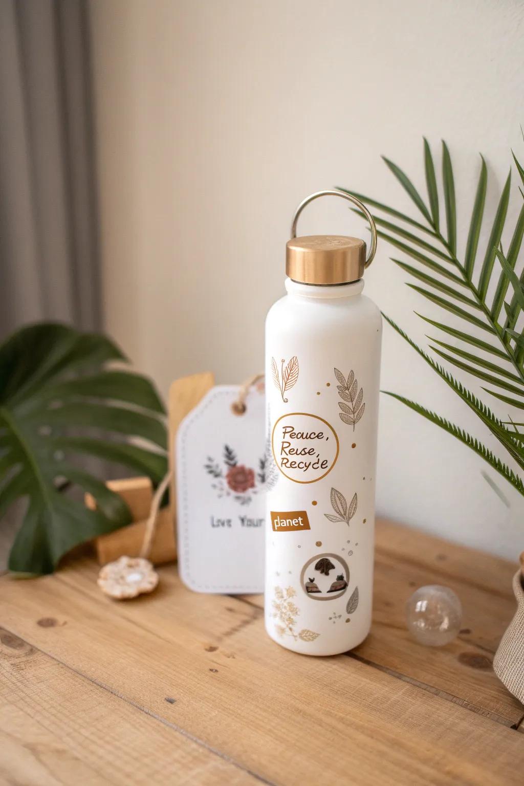 Elevate your eco-style with minimalist stickers that speak sustainability.