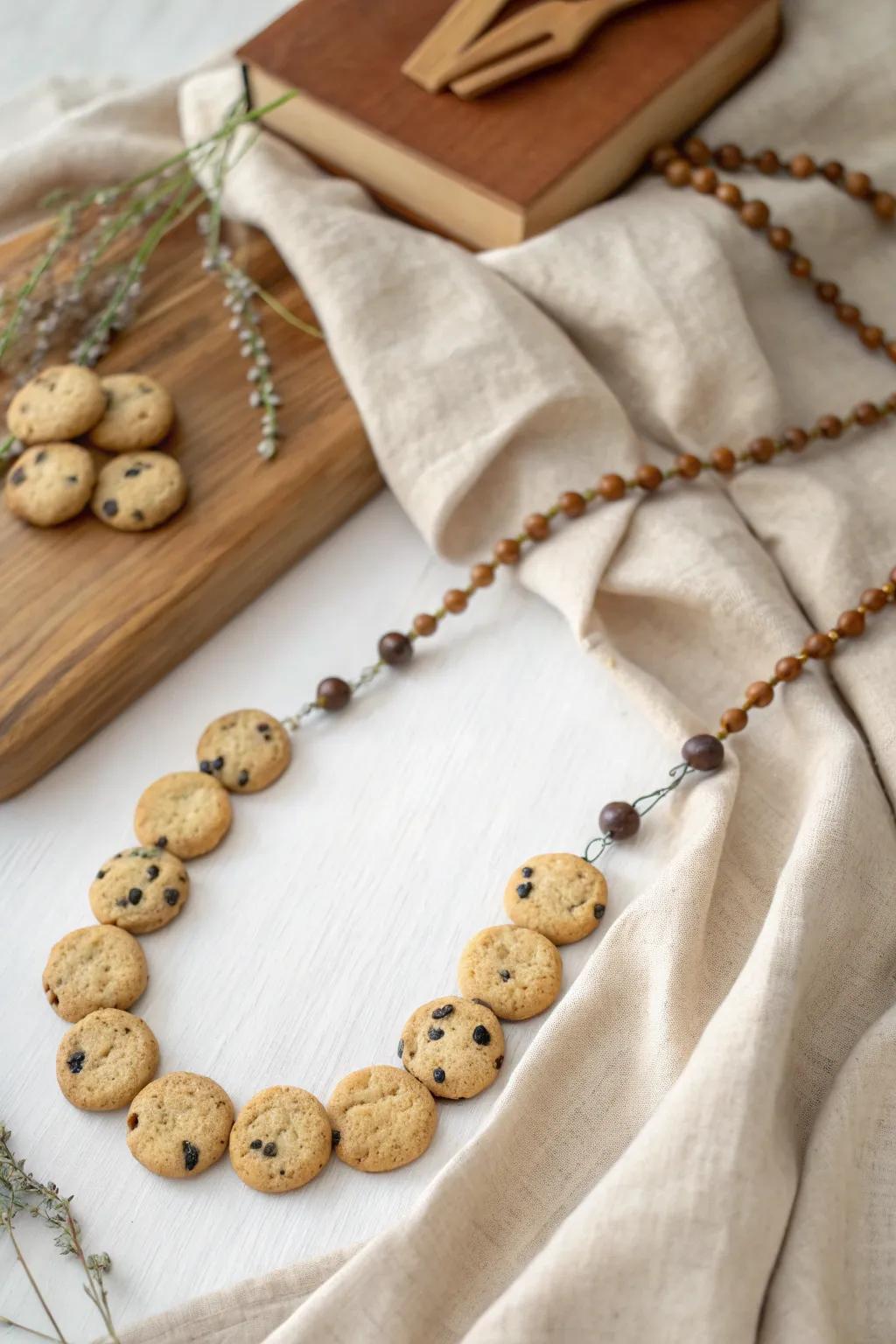 Indulge in style with this irresistible Choco-Chip Chain—wear it or snack on it!