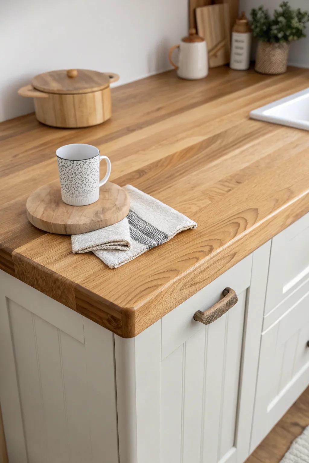 Turn an awkward corner into a dreamy wraparound counter—extra prep space without the bulk.