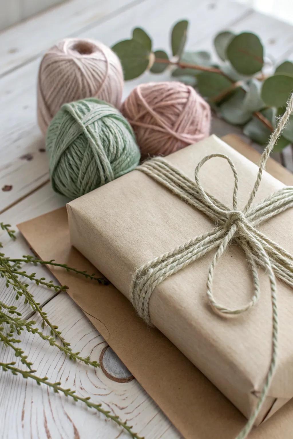 Embrace the cozy charm of yarn-wrapped gifts this season!
