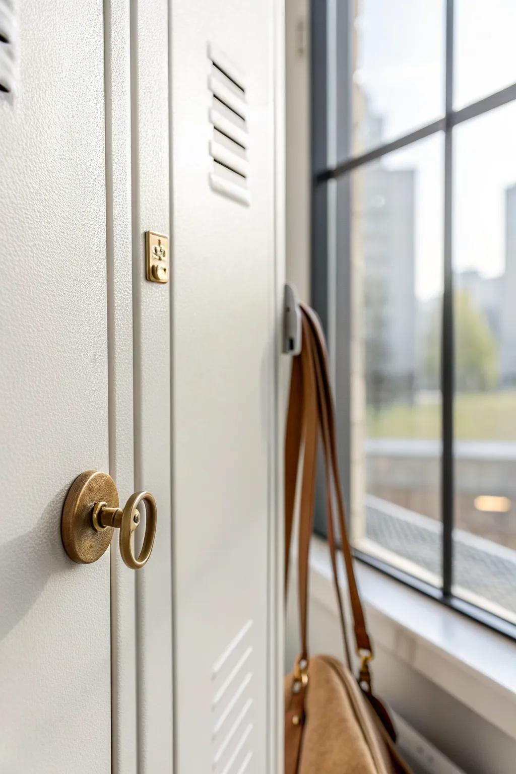 Magnetic hook = instant locker upgrade—hang bags and keys neatly, keeping the floor clutter-free.