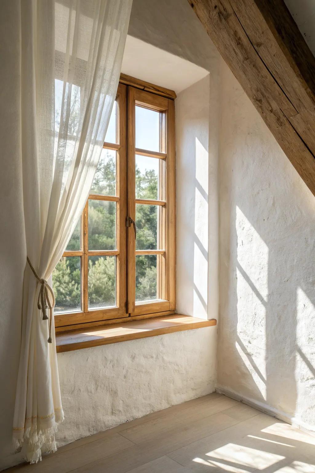 High-set windows flood a tiny mother-in-law suite with light—instantly airier and taller.