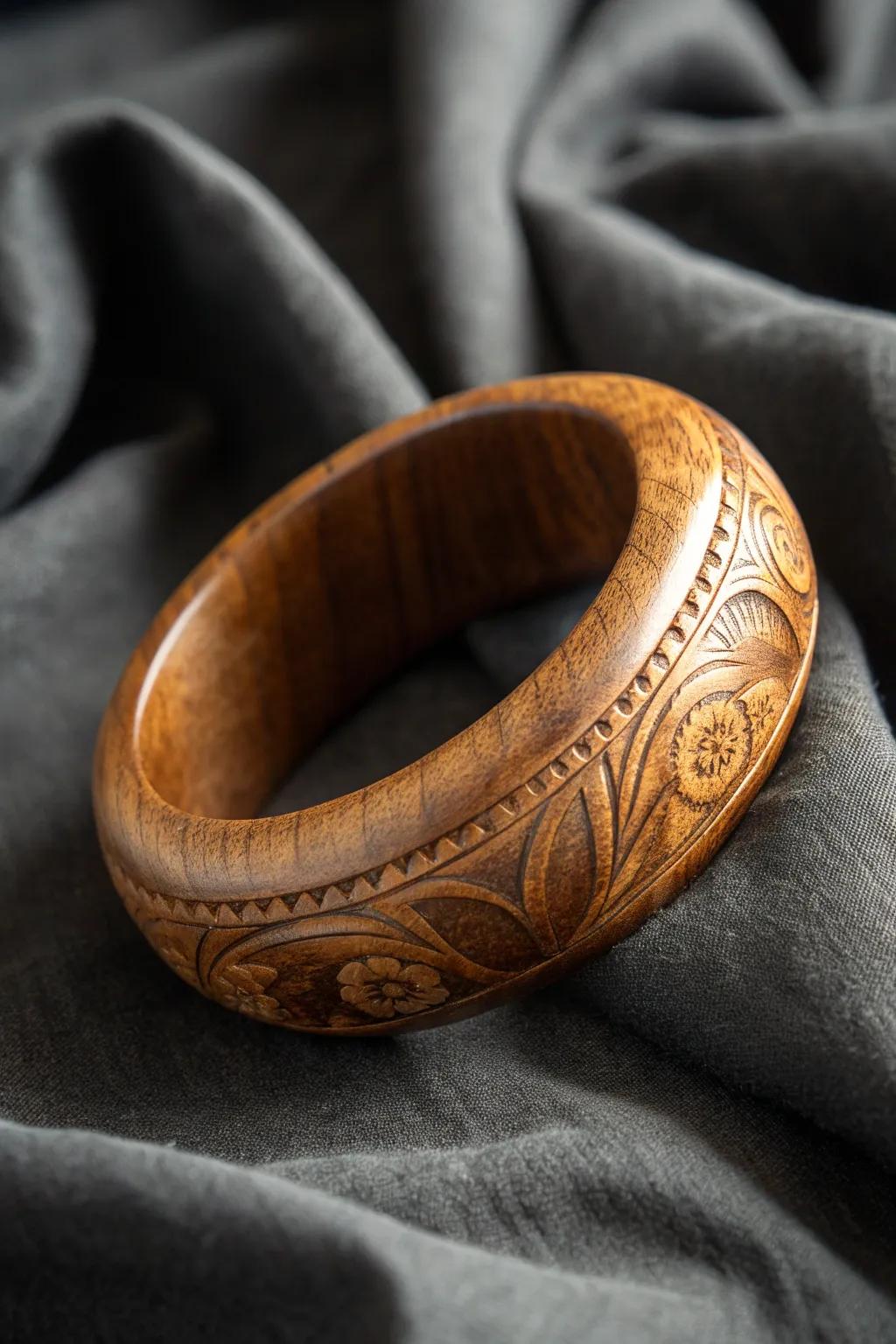 Elevate your style with the timeless charm of handcrafted wooden jewelry.