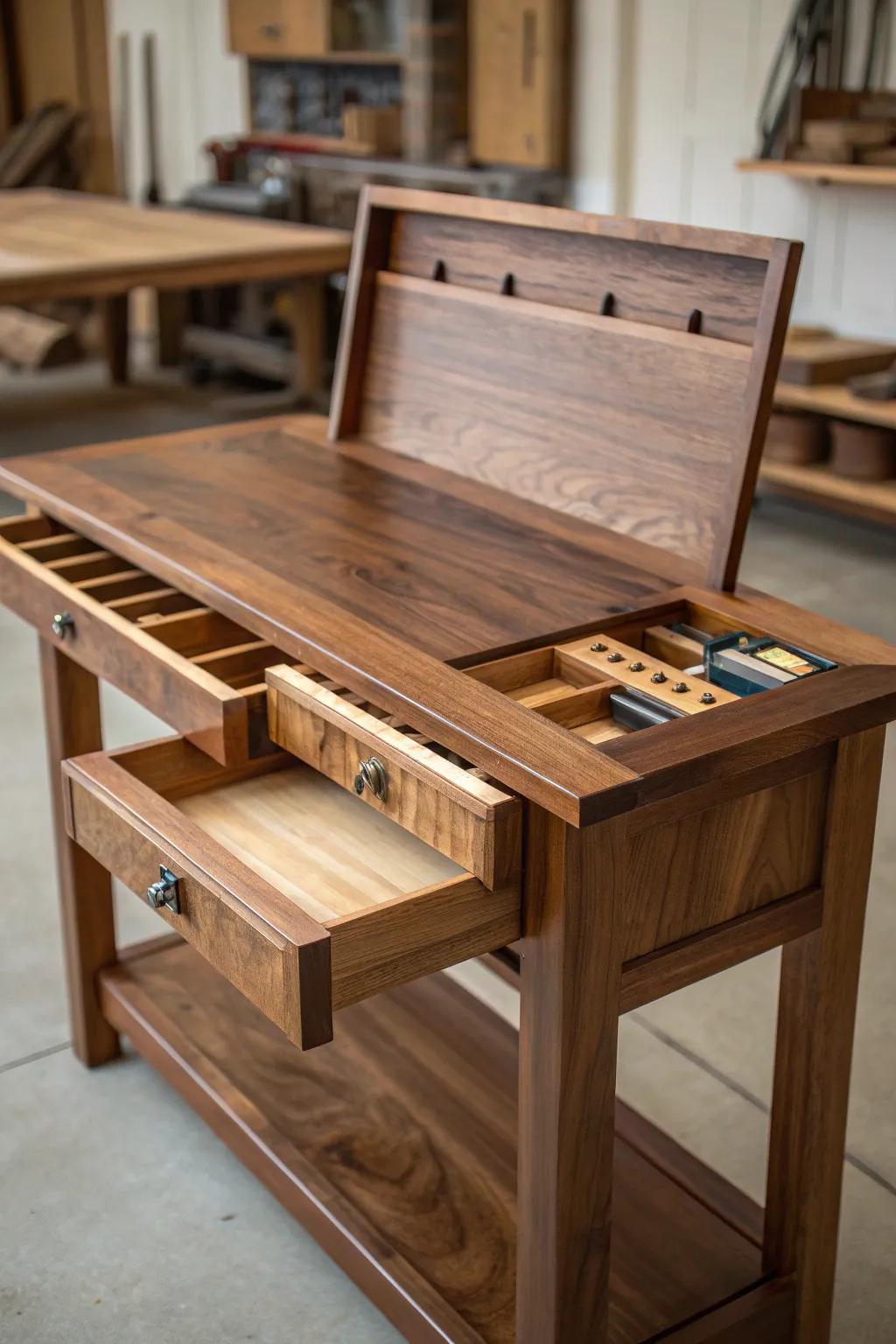 Discover the art of hidden storage—where craftsmanship meets clever design.