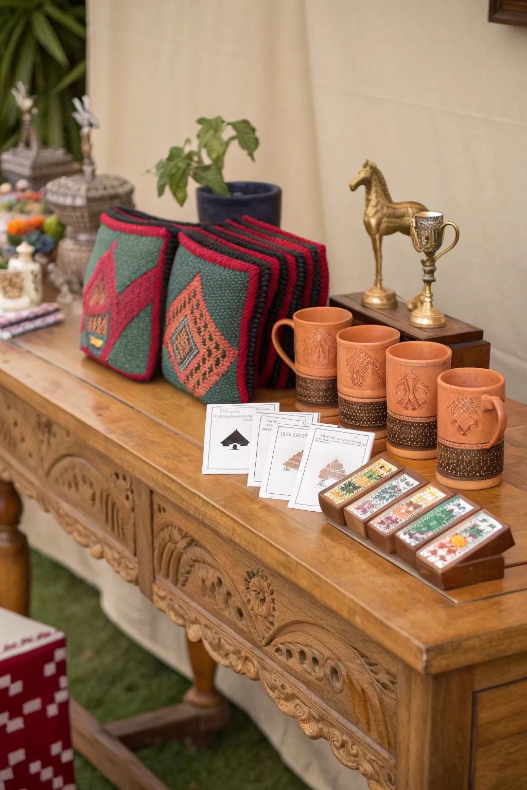 Elevate your card party with a stylish prize table that celebrates simplicity and craftsmanship. 🎉✨ #CardParty #ScandinavianDesign #MinimalistBoho