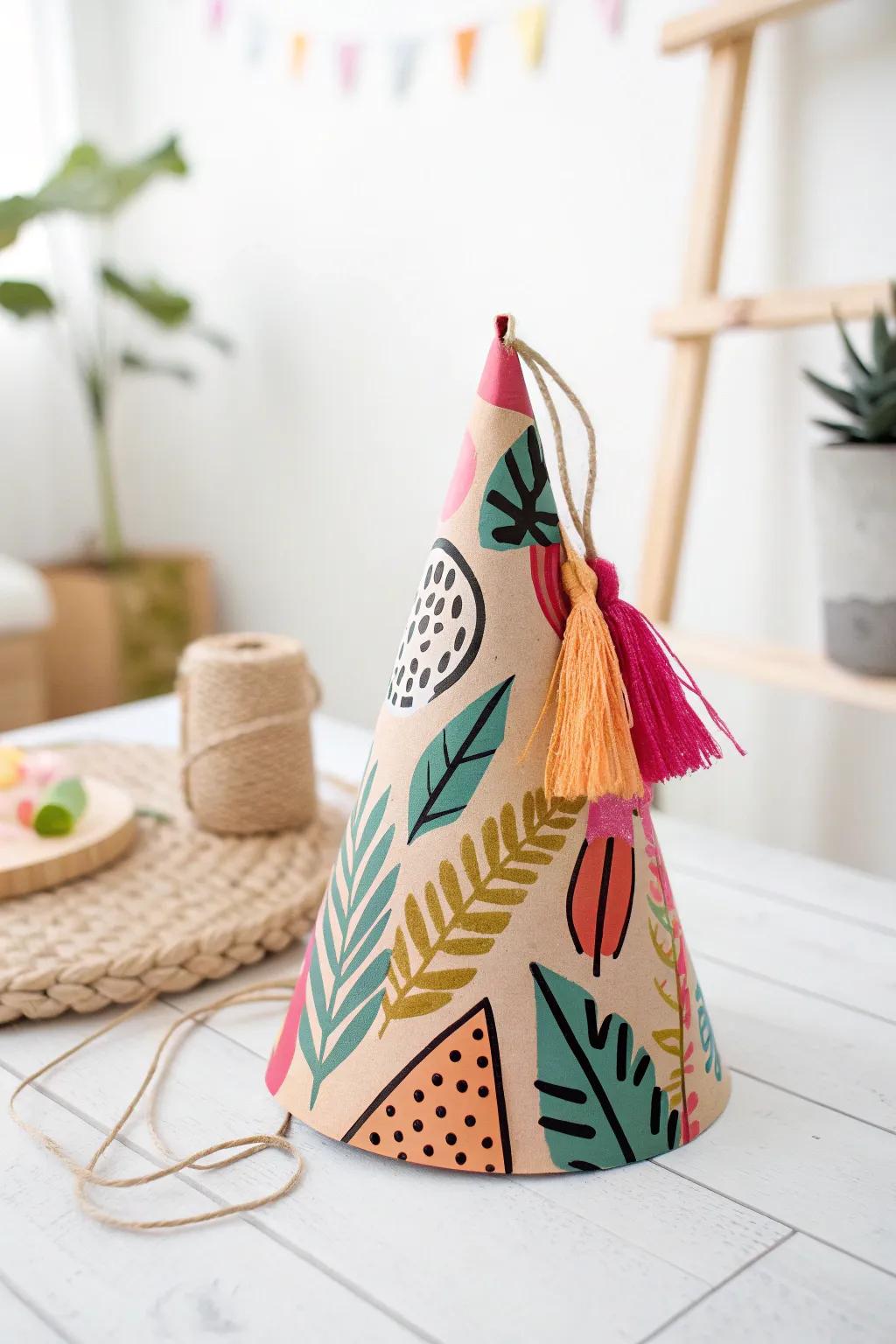 Celebrate in style with a touch of whimsy - handcrafted paper bag party hats that steal the show!