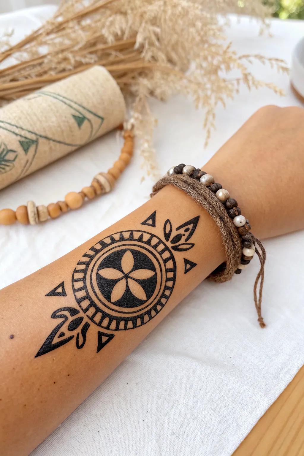 Embrace the art of self-expression with bold tribal tattoo designs.