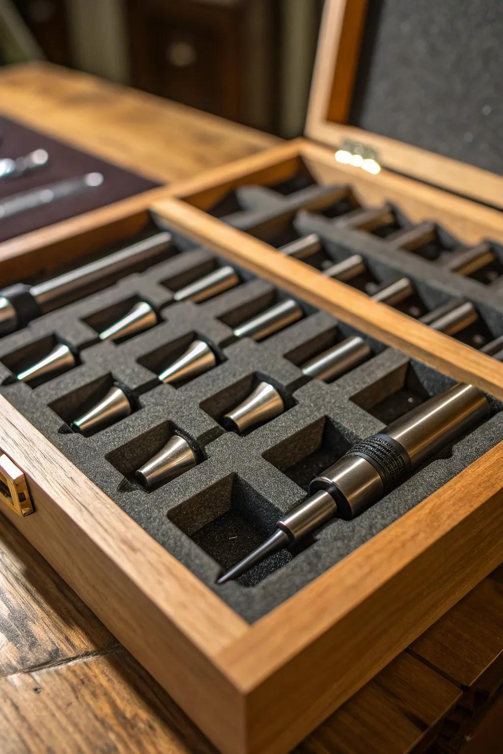 Crafted Precision: Perfect Storage for Your Delicate End Mills