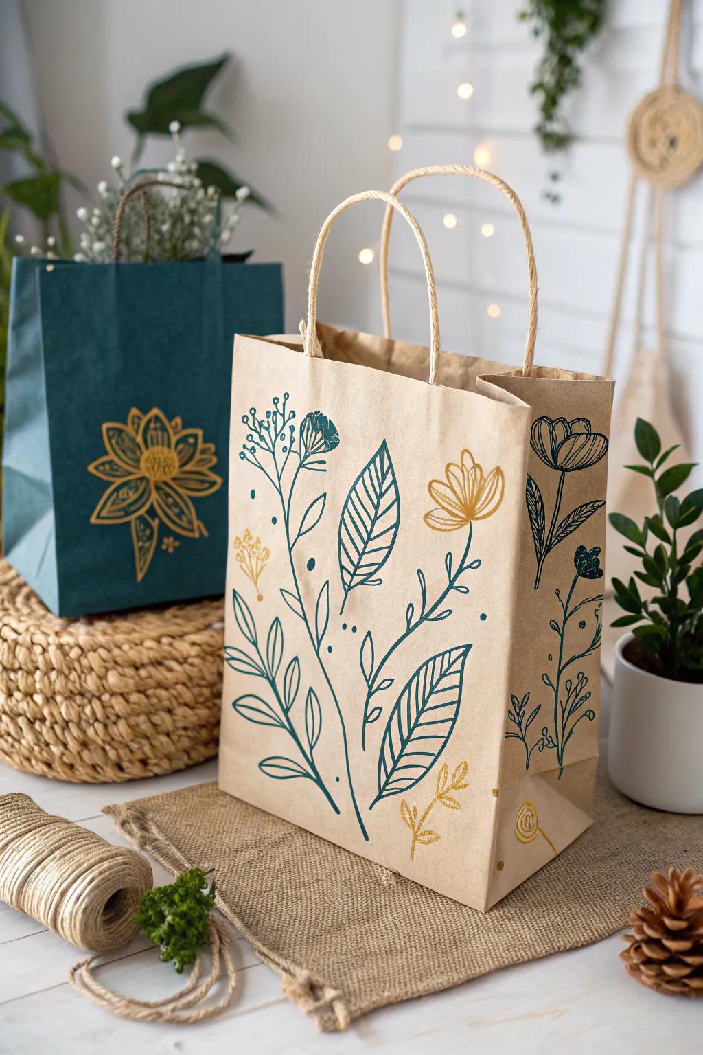 Transform your gift into a masterpiece with personalized artistry. #GiftWrappingIdeas #ScandinavianStyle