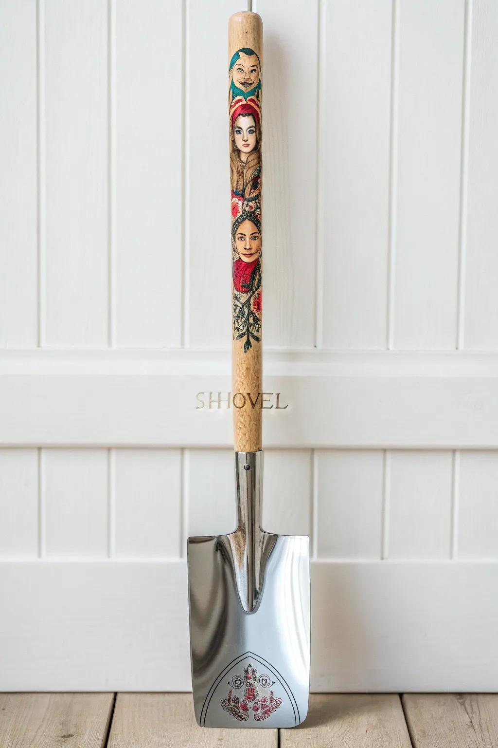 Transform everyday tools into cherished art with personalized portrait shovels that celebrate family and craftsmanship.