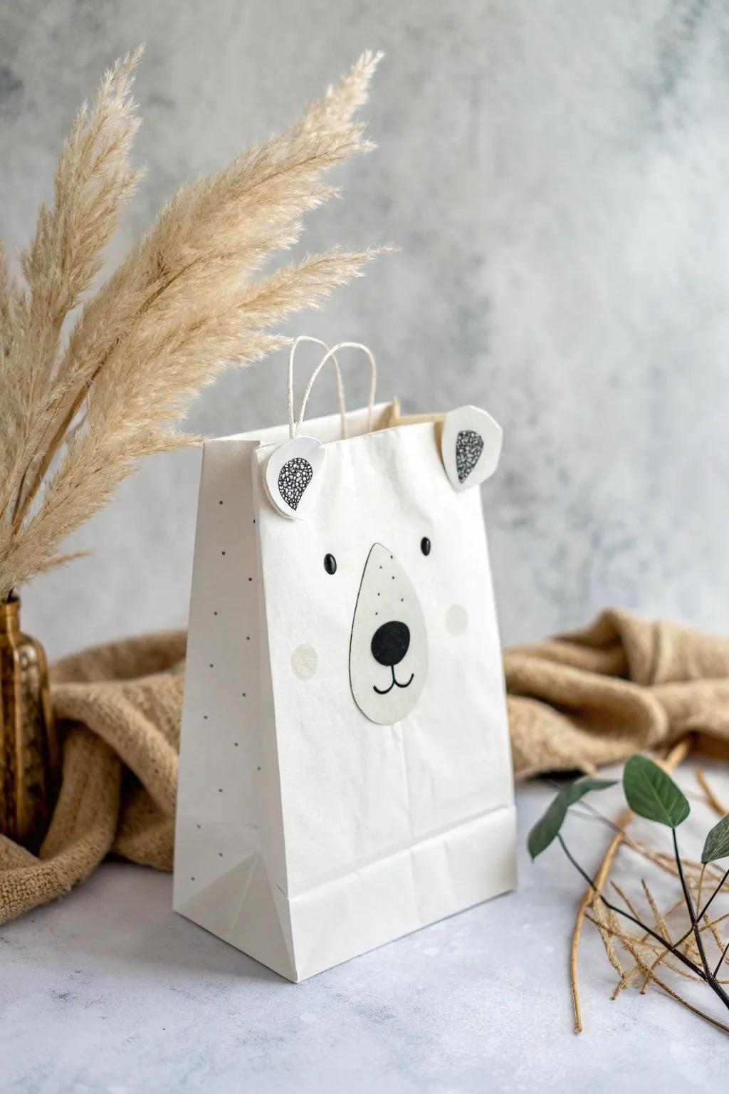 Bring stories to life with this adorable DIY polar bear puppet!