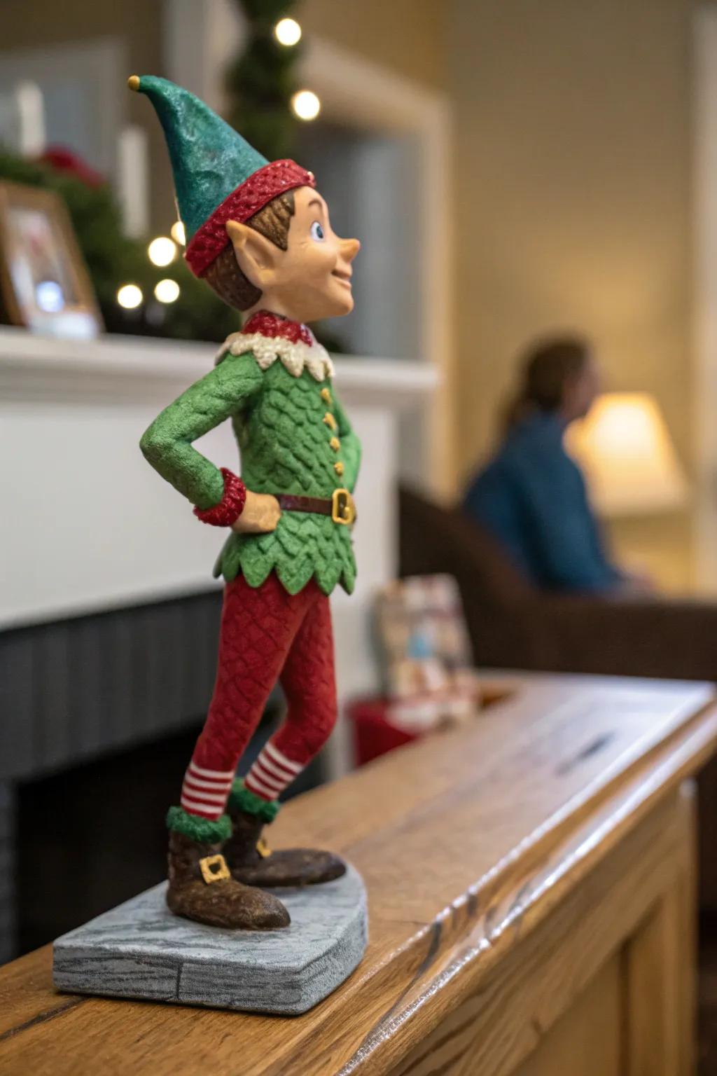 Discover the joy of the season with a charming 3D-printed elf, bringing playful mischief into your home decor.