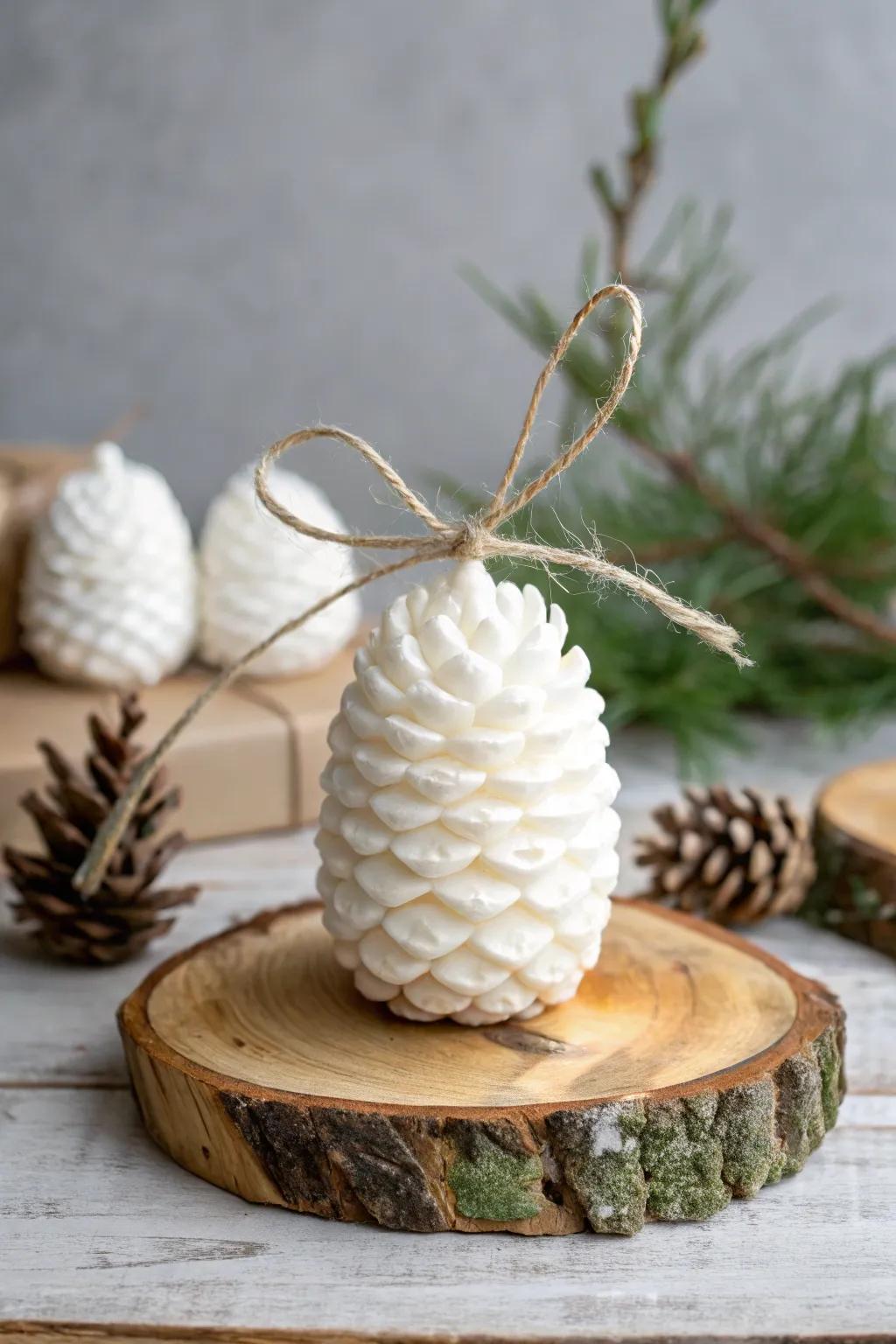 Embrace the warmth of simplicity with handcrafted pinecone fire starters, the perfect blend of function and rustic charm.