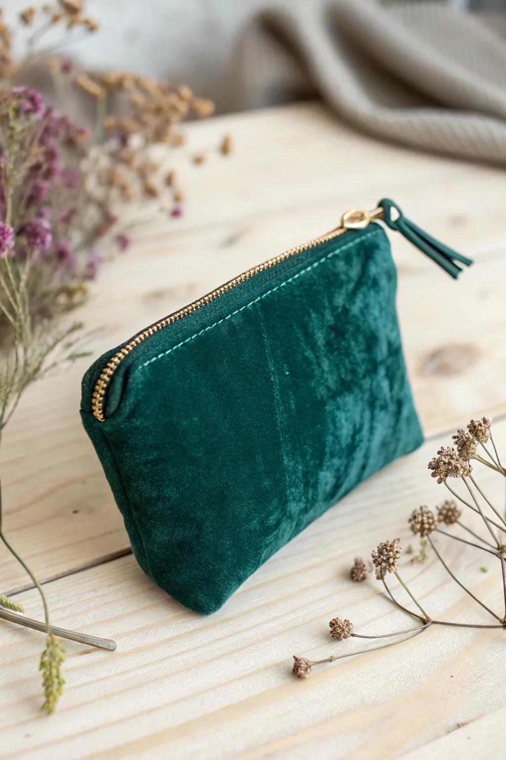 Elevate your style with a touch of velvet luxury.