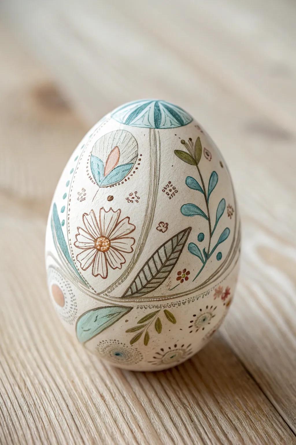 Elevate your Easter decor with stunning mixed media designs that blend artistry and natural beauty.