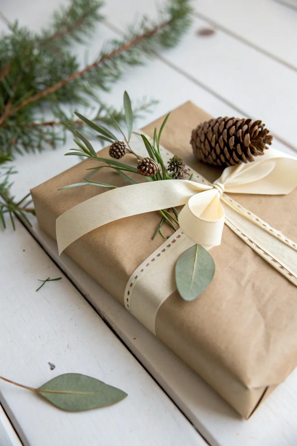 Elevate your gift wrapping with nature's elegance. 🎁✨