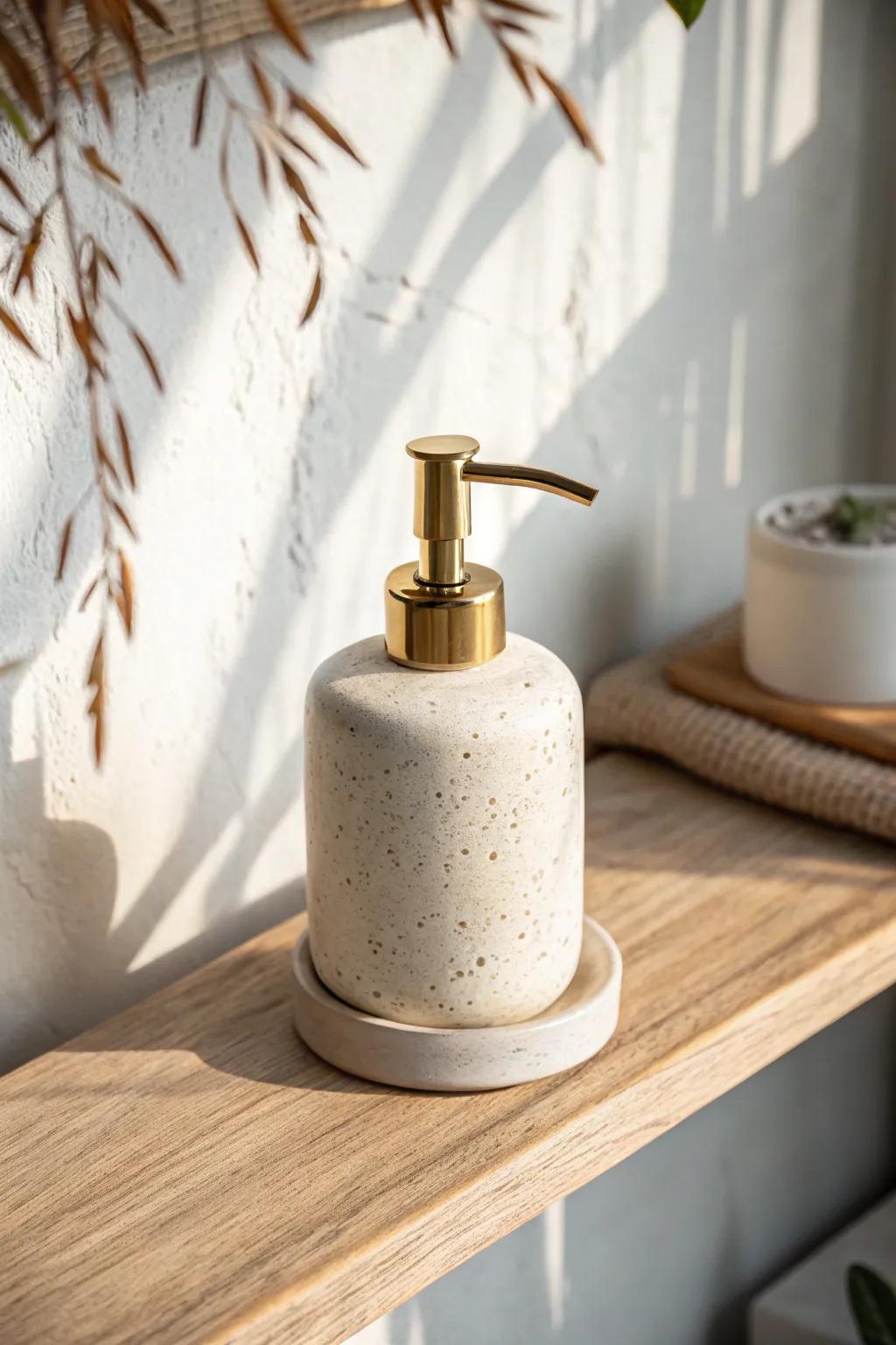 Light, airy finishes make shared bathrooms feel calmer—and hide everyday splashes beautifully.