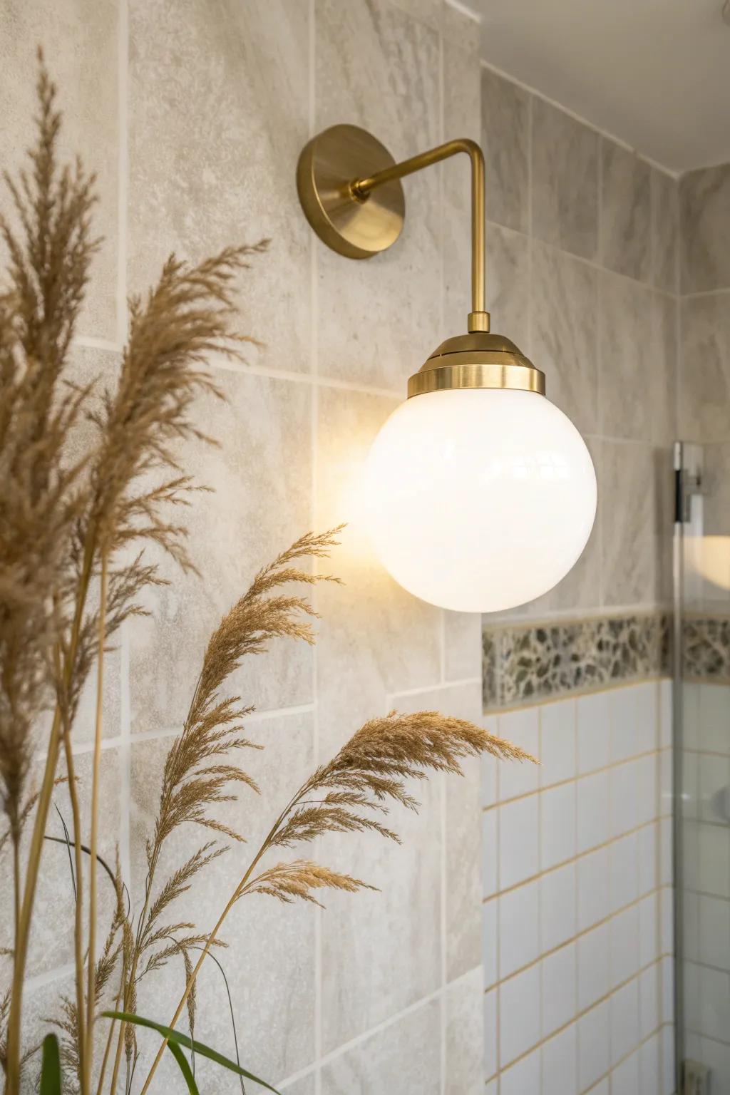 Bright, even shower lighting makes tiny shower rooms feel bigger, prettier, and safer.