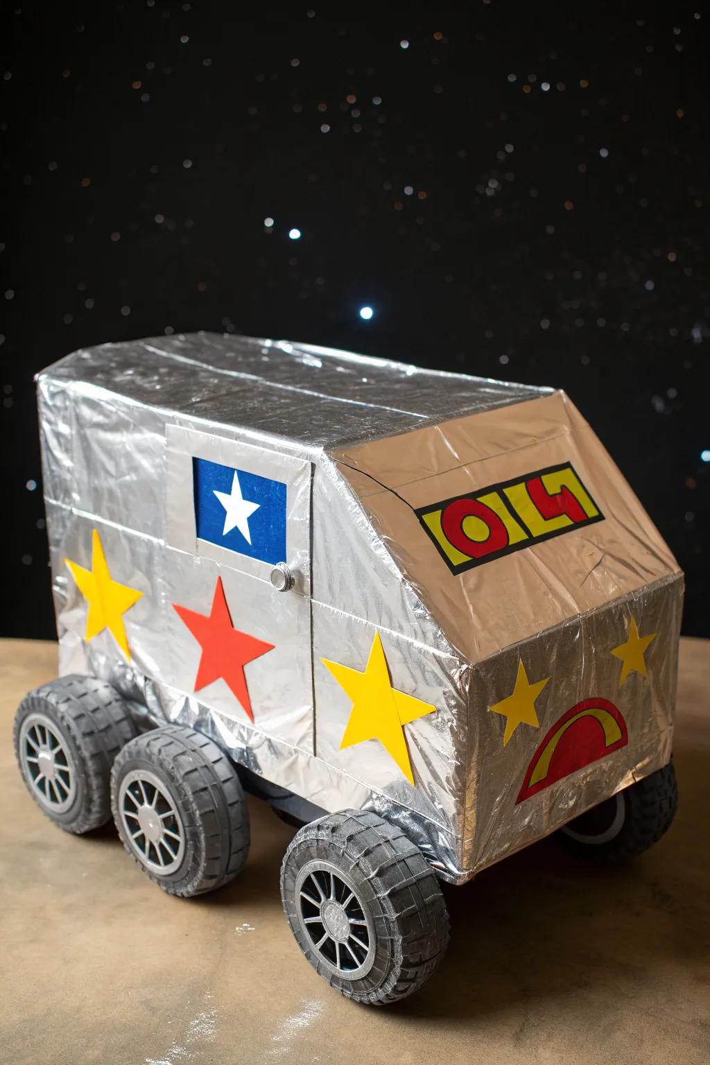 Blast off to adventure: Craft your own space rover and explore new frontiers!