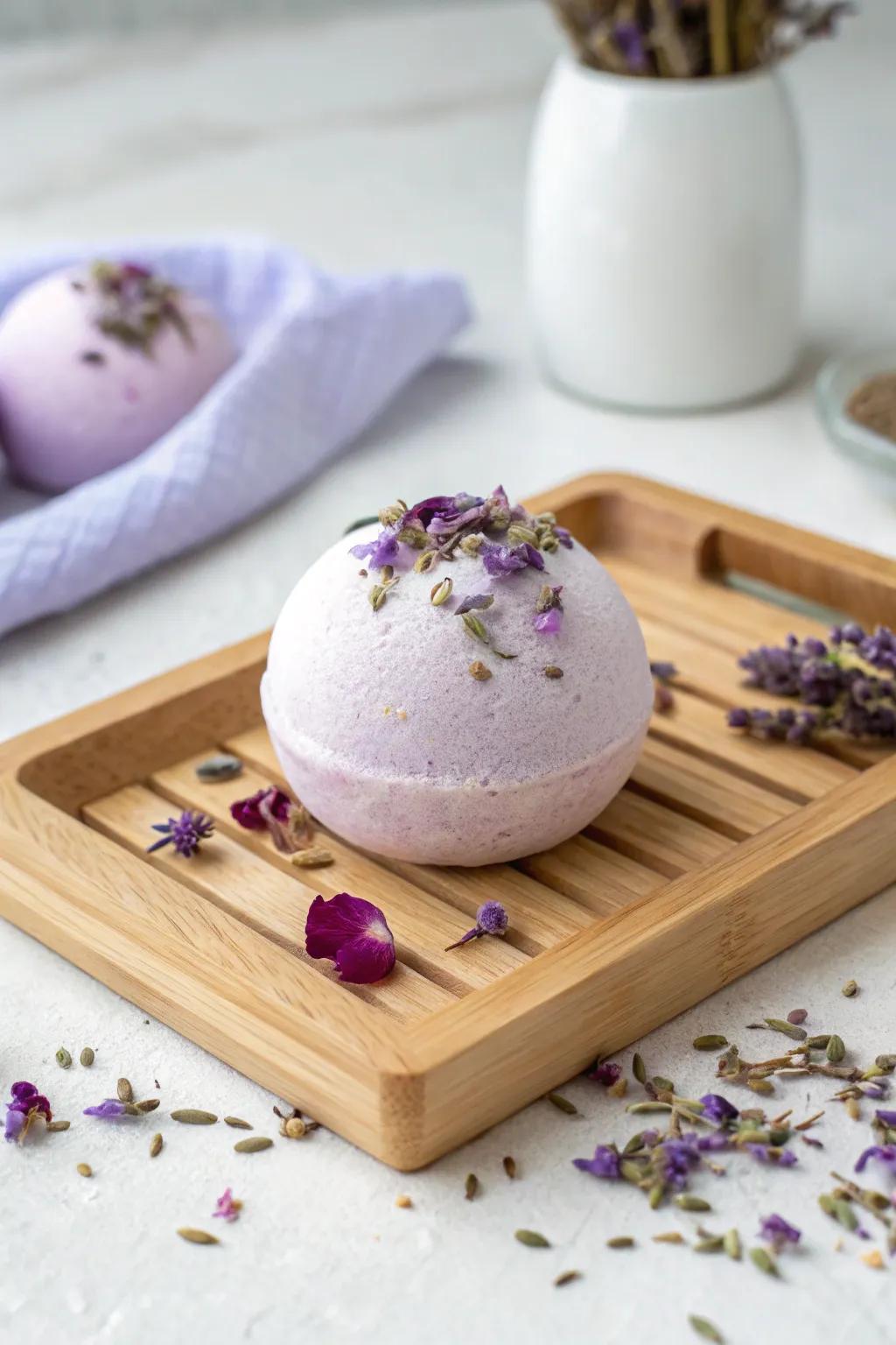 Transform your bath time into a serene escape with homemade bath bombs, crafted with love and simplicity.