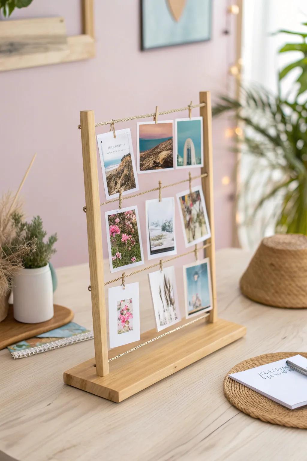 Create a story with your cards: a beautifully simple photomat collage.