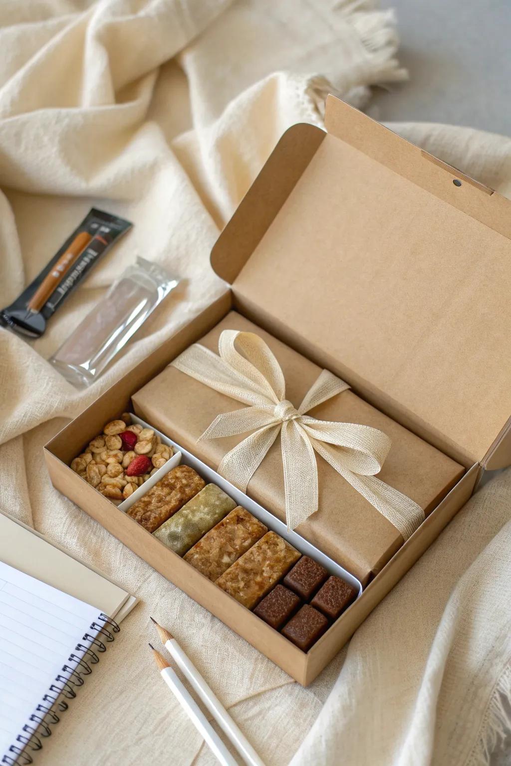 A chic snack-and-study care package to keep dorm life calm, fueled, and focused.
