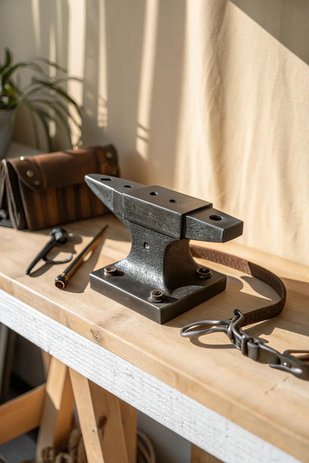 A sleek bolt-on vise plate that stores flat—big workbench power without the permanent bulk.