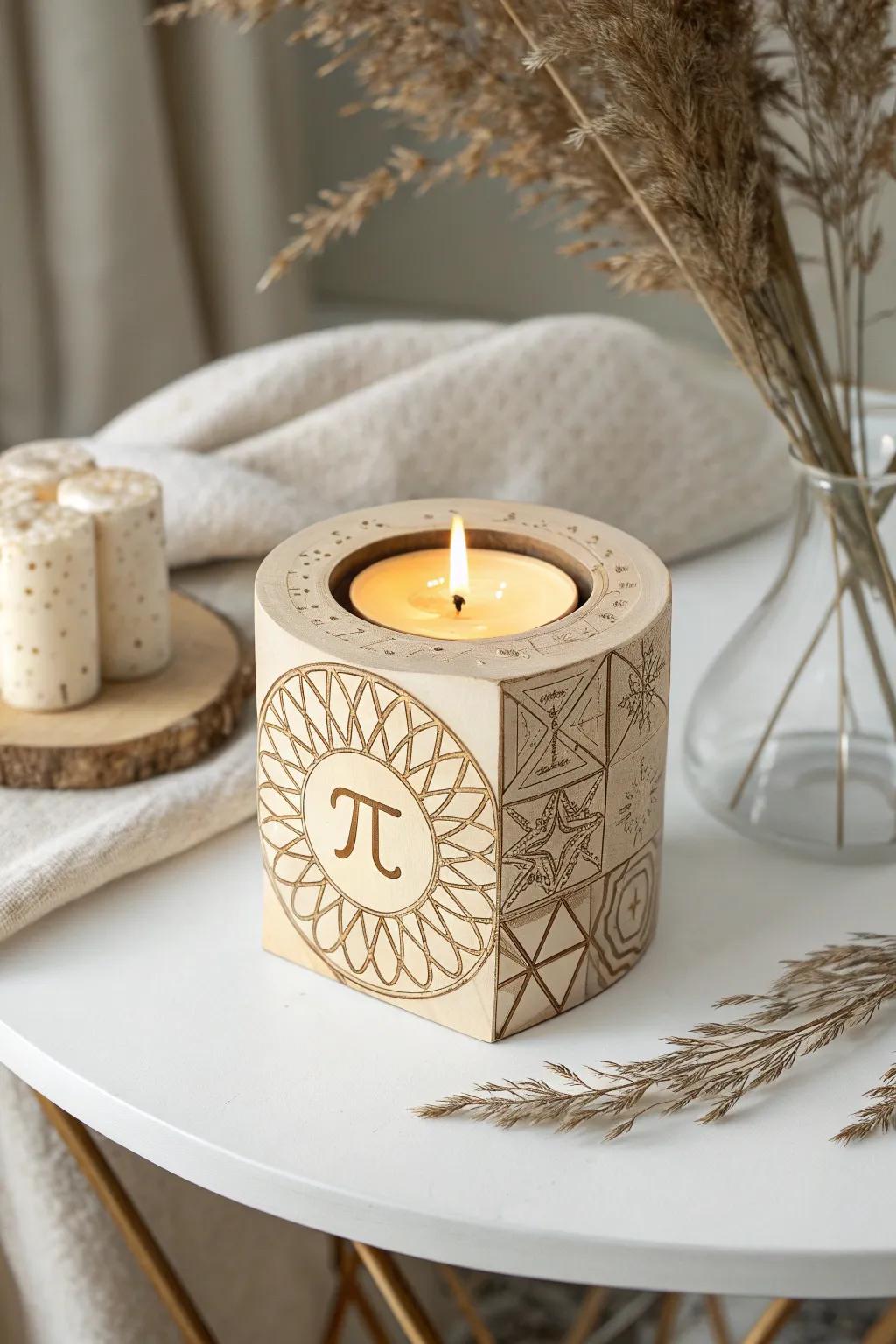 Illuminate your space with a touch of math-inspired elegance. Perfect for a cozy reading nook!