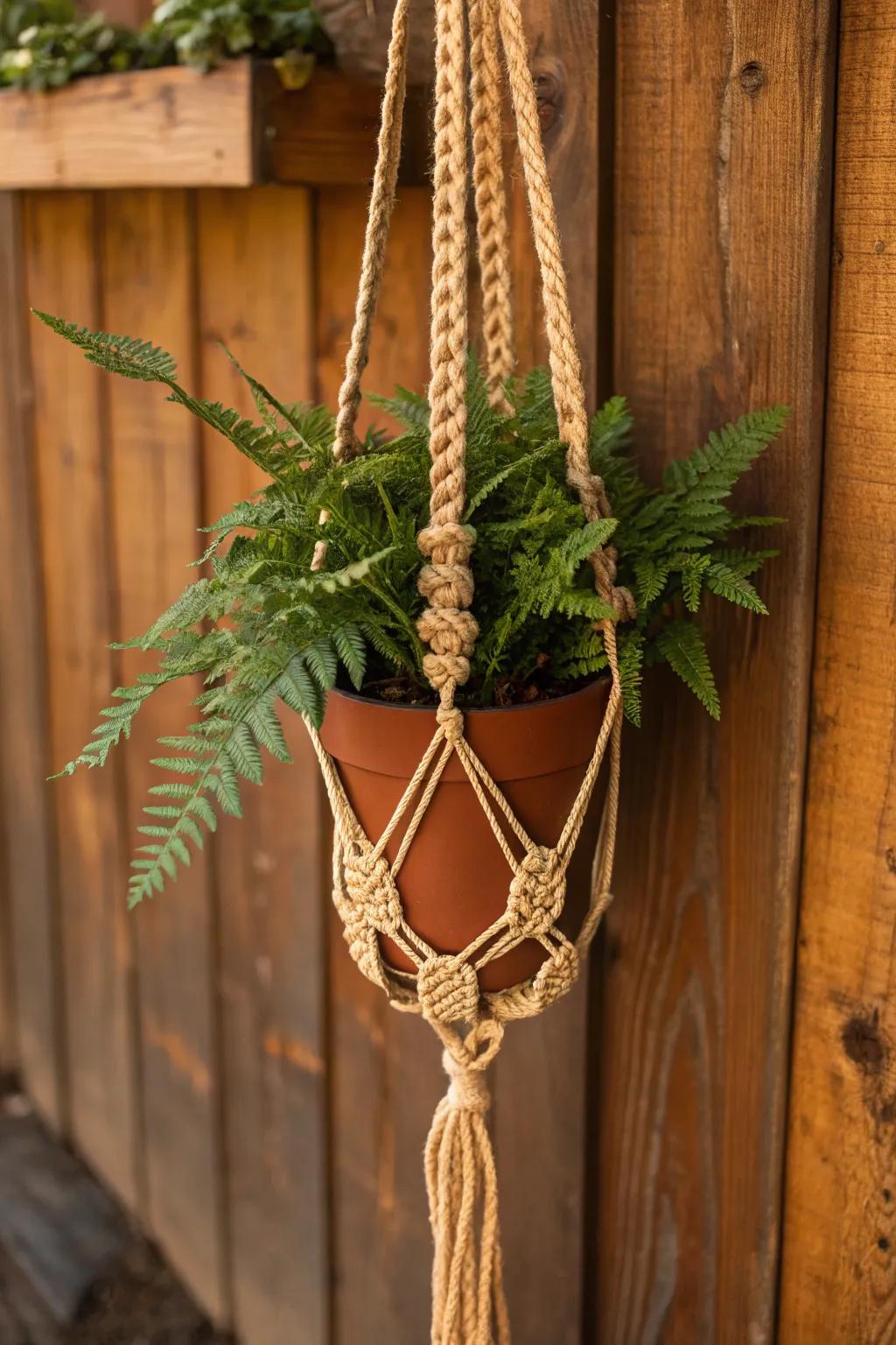 Elevate your space with handcrafted macramé elegance.