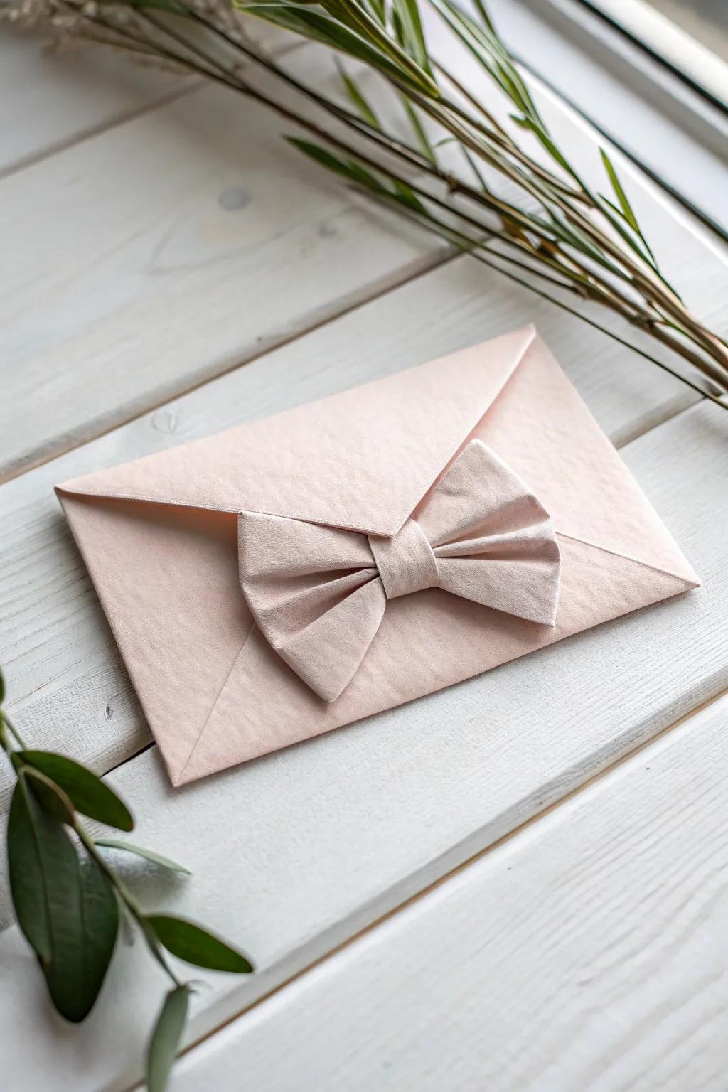 Elevate your invitations with a touch of origami elegance. Perfect for formal gatherings with a minimalist flair.