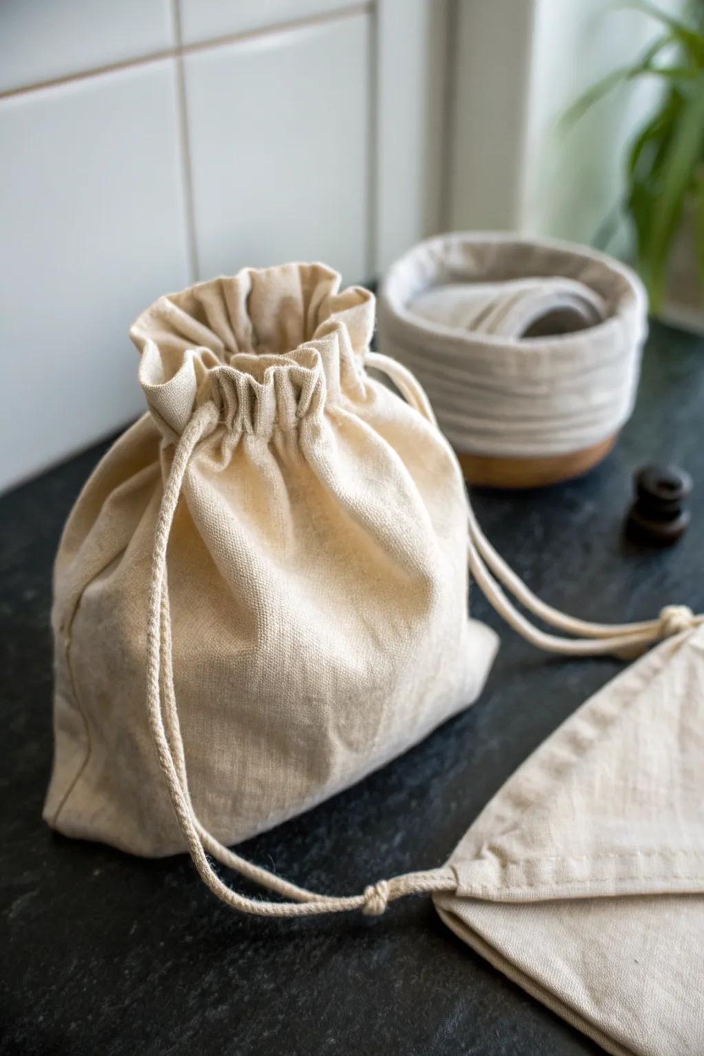 Mini grab bag with a foldable reusable tote—always ready for surprise errands, zero clutter.