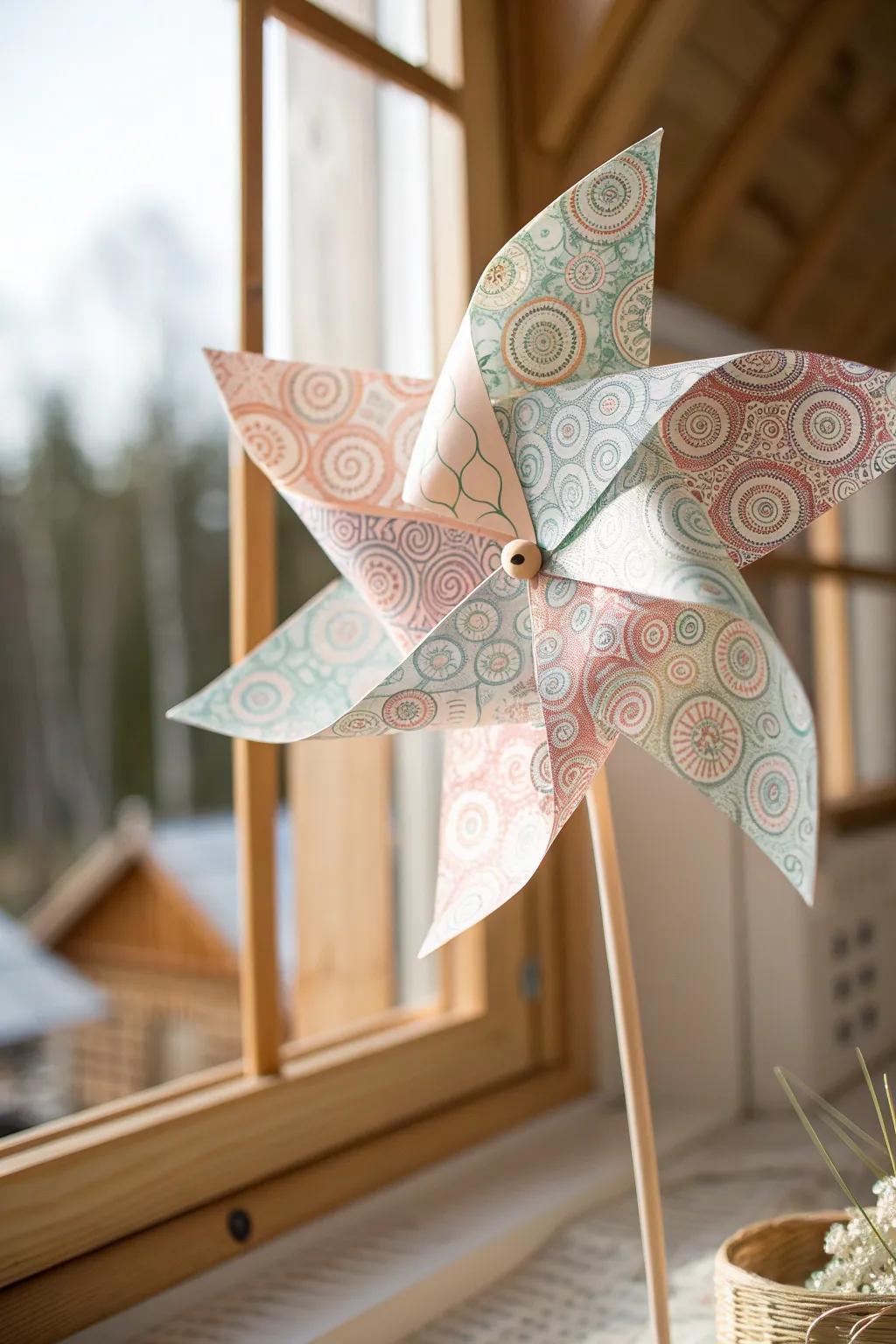 Whimsical Paper Pinwheels: A Touch of Crafty Charm for Your Party Decor