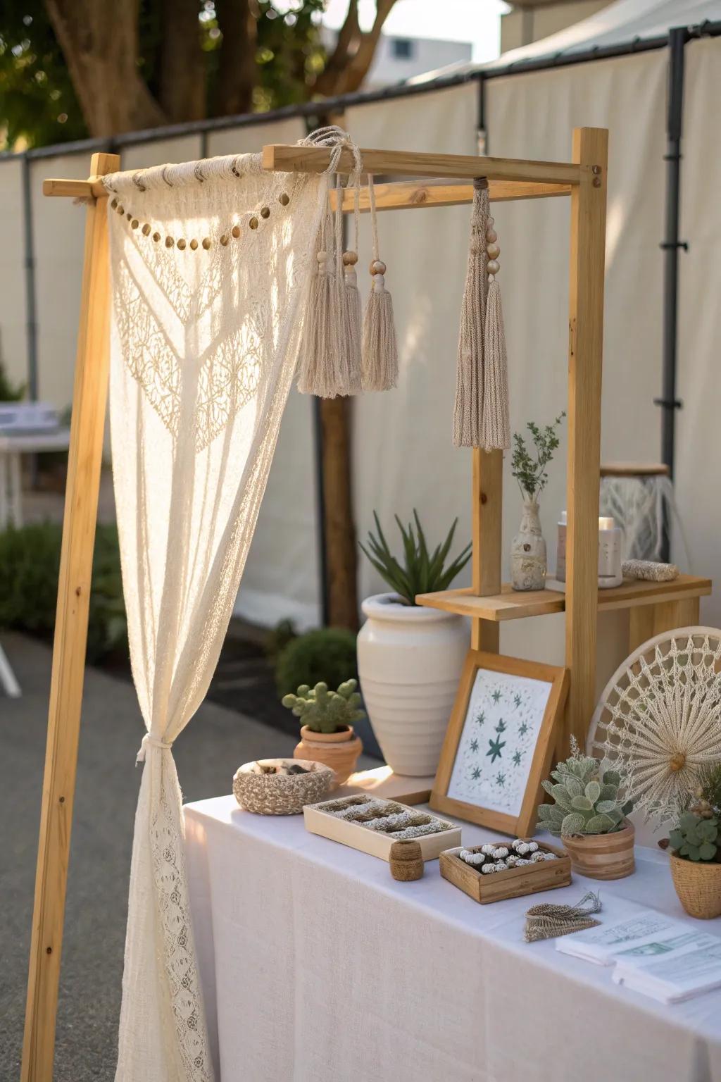 Breathe life into your craft fair display with gentle motion and minimalist charm.