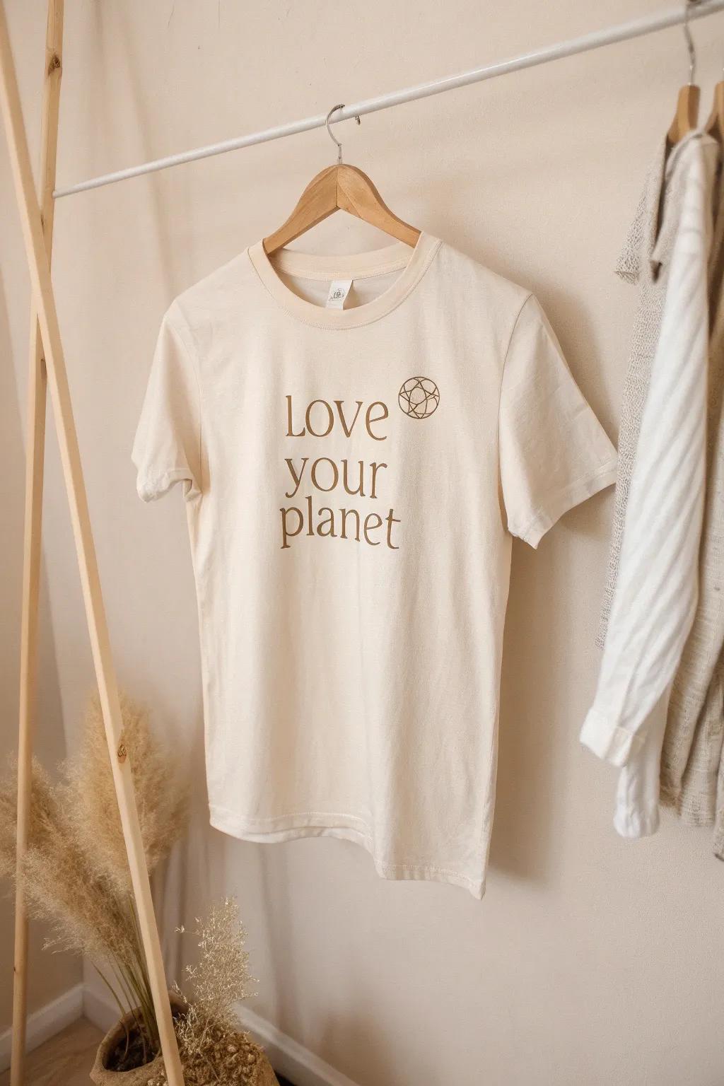 Wear your values with style - embrace sustainability with elegance.