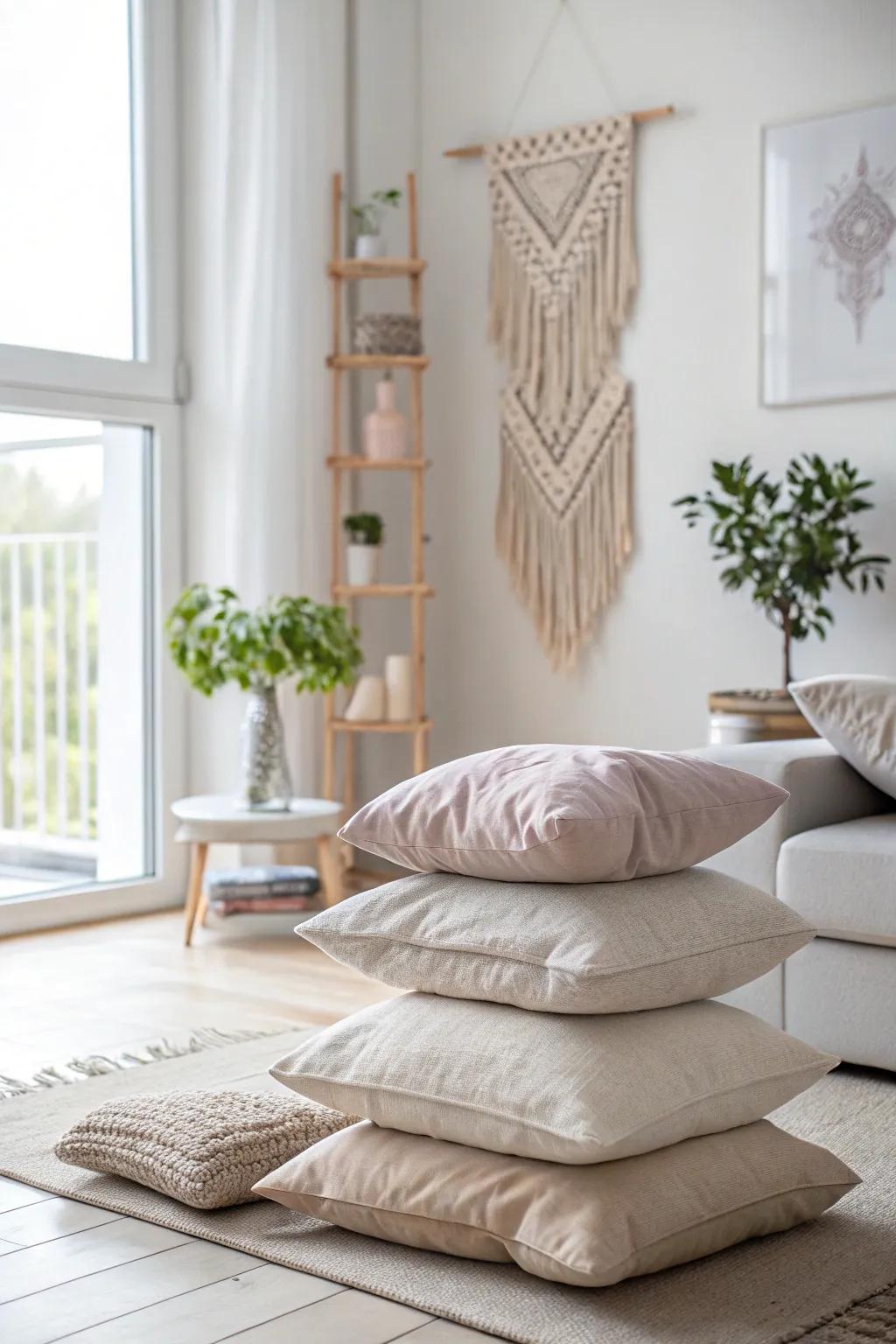 Transform your living room into a playful escape with a chic DIY obstacle course! 🌿🛋️ #ScandinavianStyle #MinimalistPlay