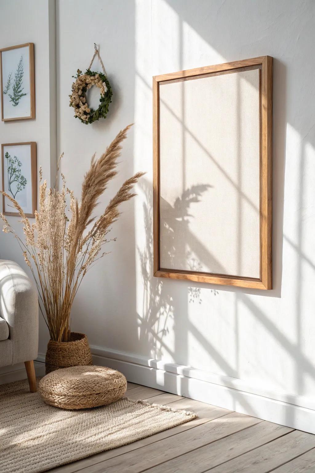 A fold-down wall panel that looks like decor—yet hides a full ironing board inside.