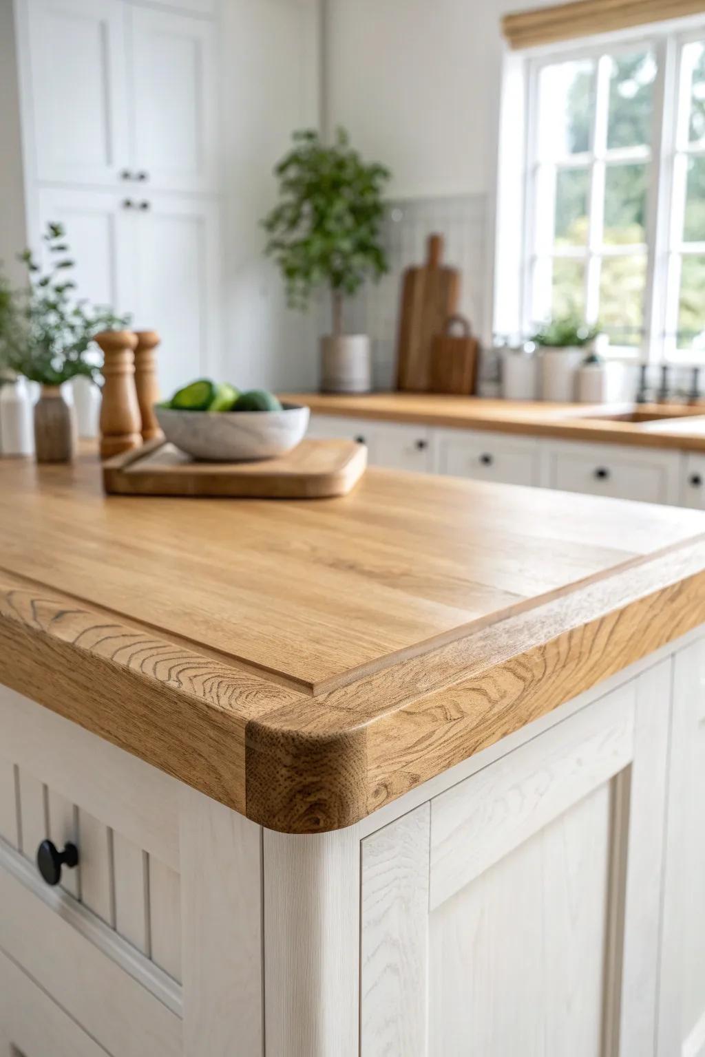 A slide-on island counter cap adds instant serving space—then stashes away in seconds.