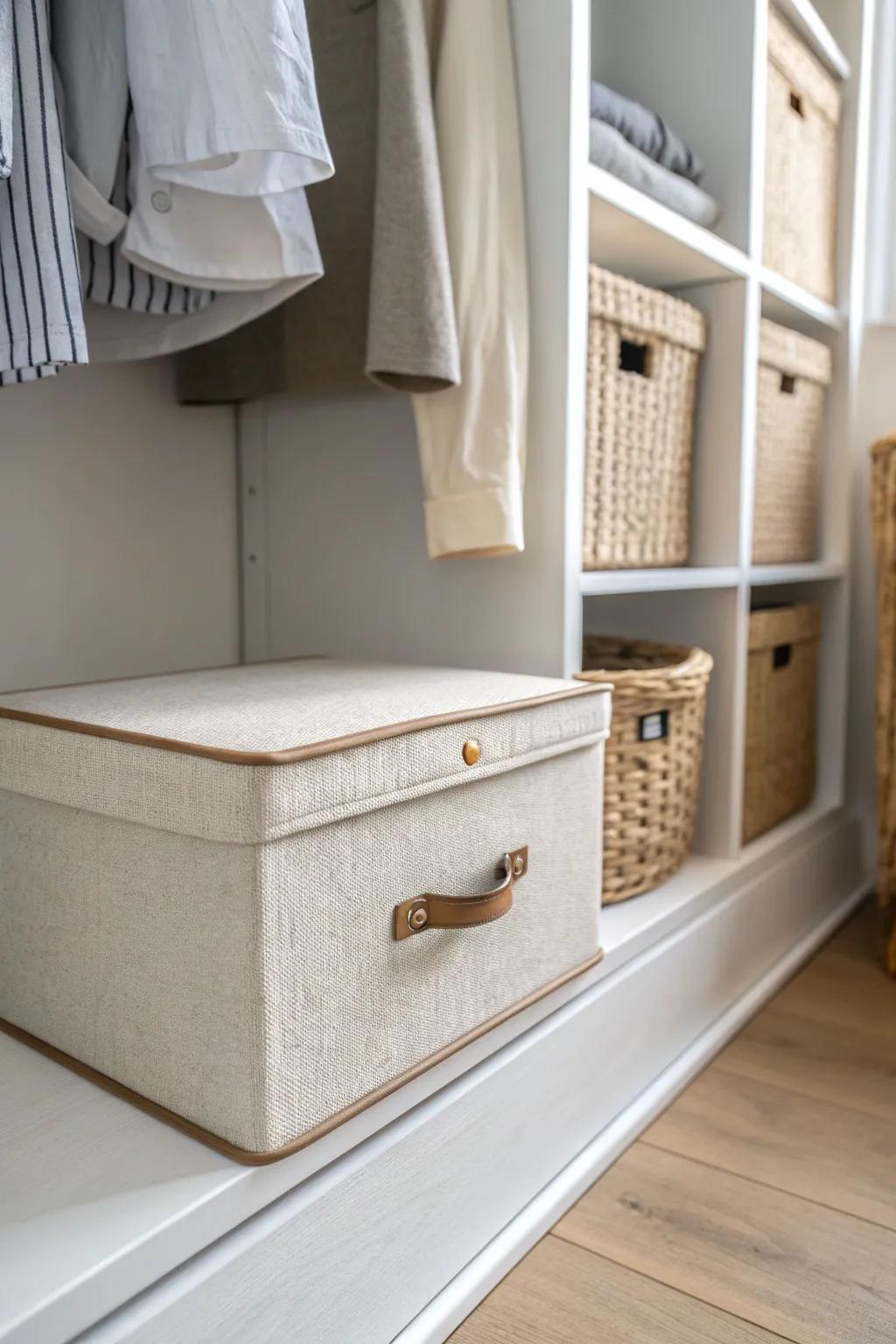 Create an occasion kit: one beautiful box that holds your go-to dressy essentials.